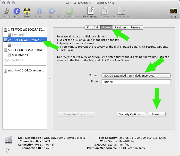 Disk_Utilities_encrypted_drive Encrypt An Extra Hard Drive For Your Mac How To OS X OS X Security 